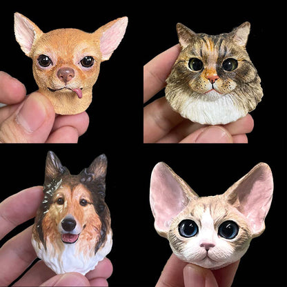 Personalized Pet Head Figurine