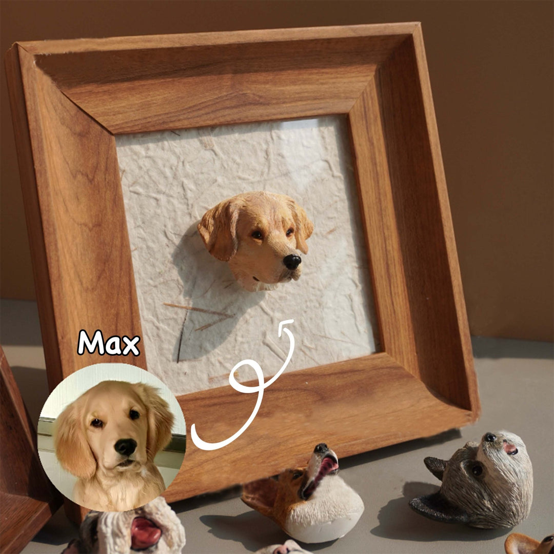 Personalized Pet Head Figurine